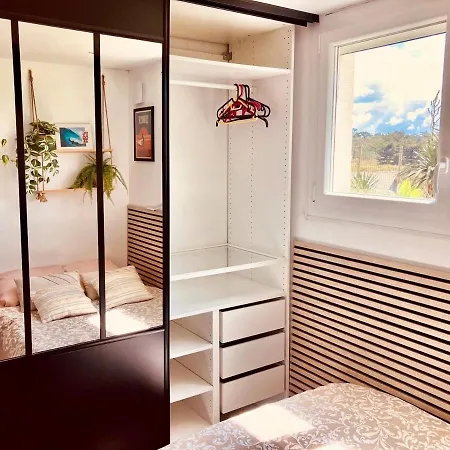 La Gravière, Cozy Wifi&parking 20m Océan Surf Apartamento