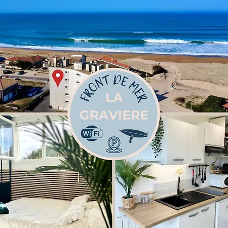 Apartment La Graviere, Cozy Wifi & Parking 20m Ocean Surf *